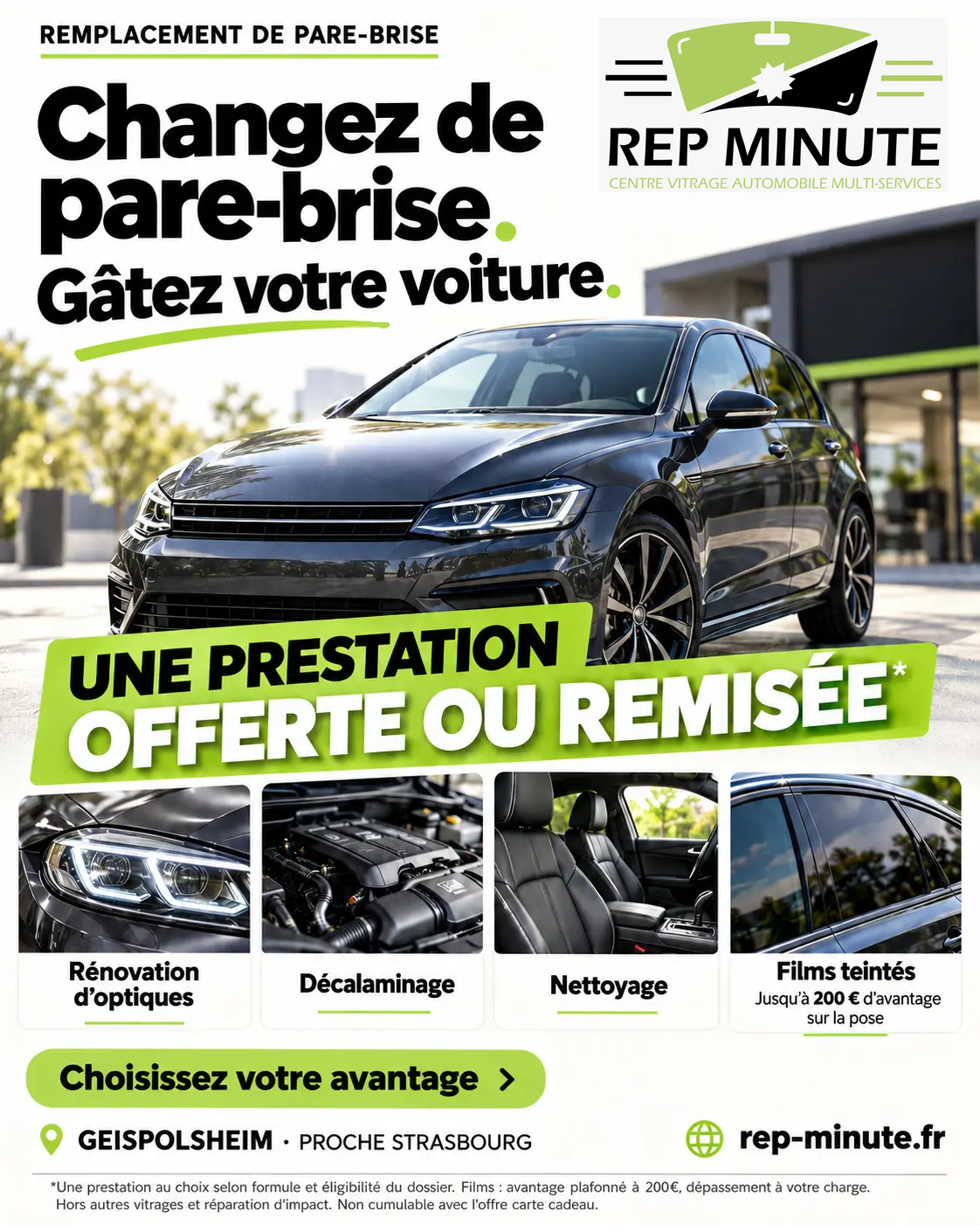 Une prestation offerte ou remis&eacute;e